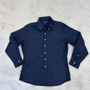 Proper Cloth Men's Custom Dress Shirt 18 - 46-48 NWOT Navy Black Business Casual